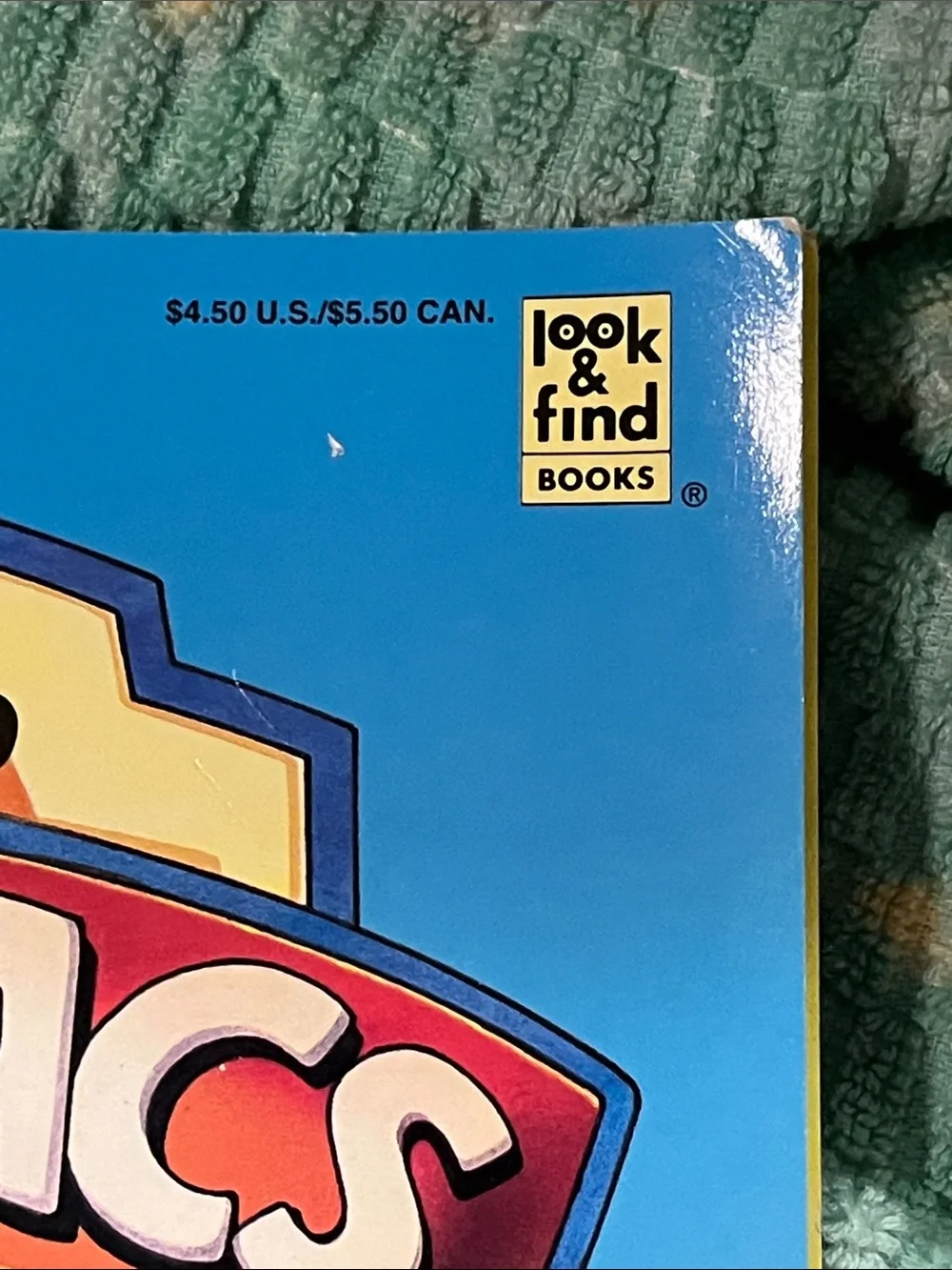 Look and Find Book - Vibrant Blue Cover